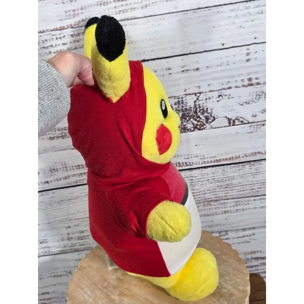 Build A Bear Pikachu Pokemon Hoodie Plush Stuffed Animal